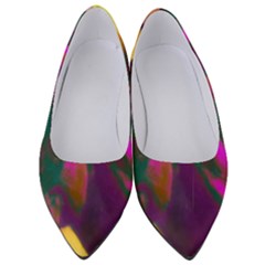 Vibrant Abstract Equine Art Women s Low Heels by ExtraAwesomeSauce