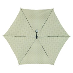 A Yellow And White Background With Small Circles Automatic Folding Umbrella With Case (small) by catchydesignhill