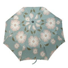 Flora Floral Flower Flowers Pattern Folding Umbrellas by Apenda