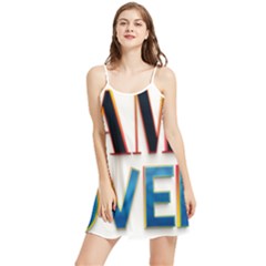 Game Over Text Design  Summer Frill Dress by 7223056