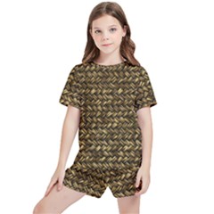 Straw Like Country Side  Kids  T-shirt And Sports Shorts Set by ConteMonfrey