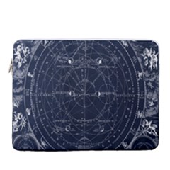 Astronomie Astrologie Vintage  15  Vertical Laptop Sleeve Case With Pocket