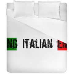 Strong Italian Energy Duvet Cover Double Side (california King Size) by ConteMonfrey