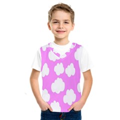 Purple Clouds Kids  Basketball Tank Top by ConteMonfrey