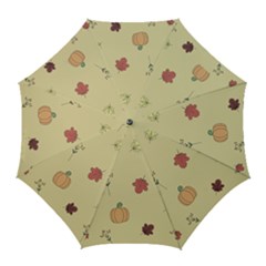 Halloween Fall Pattern Golf Umbrellas by Apenda