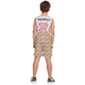 Colorful Bitcoin Pattern Kids  Basketball Shorts View4