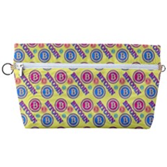 Colorful Bitcoin Pattern Handbag Organizer by ExtraAwesomeSauce