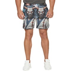 Demon Samurai Men s Runner Shorts by AwesomeSauce