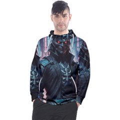 Cyberpunk Demon Samurai Men s Pullover Hoodie by AwesomeSauce