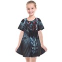 Cyberpunk Demon Samurai Kids  Smock Dress View1