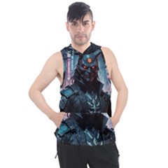 Cyberpunk Demon Samurai Men s Sleeveless Hoodie by AwesomeSauce