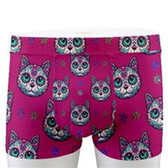 Calavera Cat Art Pattern Men s Boxer Briefs by ExtraGoodSauce