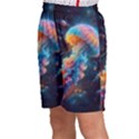 Cosmic Jellyfish Artwork Kids  Basketball Shorts View2