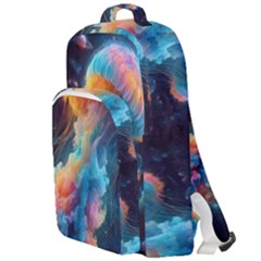 Cosmic Jellyfish Artwork Double Compartment Backpack by ExtraAwesomeSauce