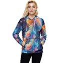 Cosmic Jellyfish Artwork Women s Lightweight Drawstring Hoodie View1