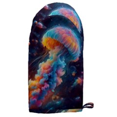 Cosmic Jellyfish Artwork Microwave Oven Glove by ExtraGoodSauce