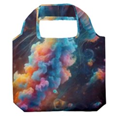 Cosmic Jellyfish Artwork Premium Foldable Grocery Recycle Bag by ExtraAwesomeSauce