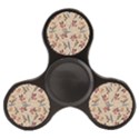 Leaves Pattern Teal Seamless Fall Finger Spinner View2