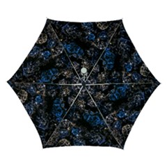 Rocky Lake Reflection  Automatic Folding Umbrella With Case (small) by dflcprintsclothing