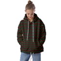 Geometric Abstract Pattern Line Kids  Oversized Hoodie View1