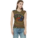 Swirl Vortex Emoji Cyclone Motion Art Women s Raglan Cap Sleeve T-Shirt View1