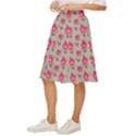 Retro 1880s Flowers Pattern 11 Classic Short Skirt View2