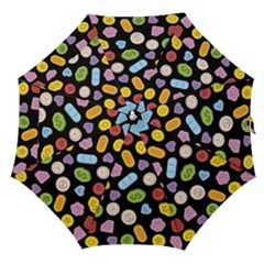 Ecstasy Pills Pattern Straight Umbrellas by Valentinaart