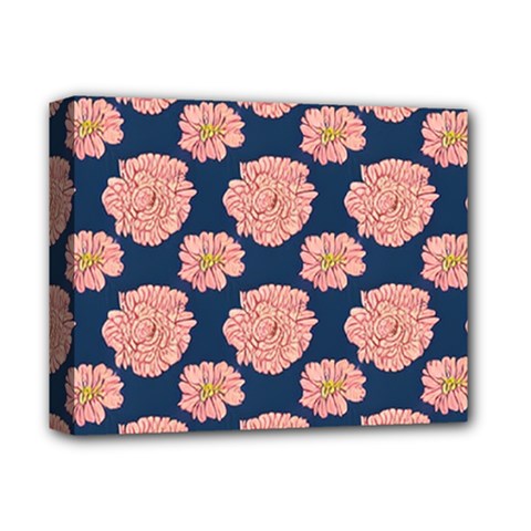 Retro 1880s Flowers Pattern 16 Deluxe Canvas 14  X 11  (stretched) by violetheavensky