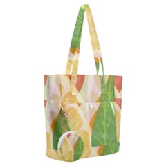 Citrus Fruit Healthy Vitamin Everyday Shoulder Bag With Pouch Bag by Paksenen