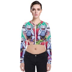 Huiok Long Sleeve Zip Up Bomber Jacket by SkinsForTeens