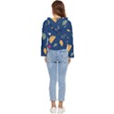 Cute Korean Pattern Women s Lightweight Cropped Hoodie View4