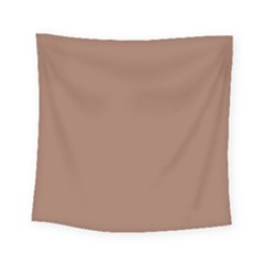 Mocha Mousse Hex Code #a47864 Square Tapestry (small) by dressshop