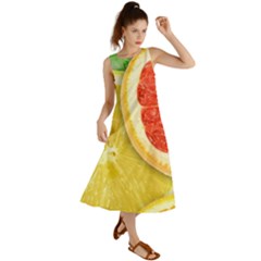 Fruit, Lemon Summer Maxi Dress by kyorashop23