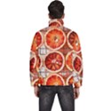 Peorange, Fruit, Citrus Men s Puffer Bubble Jacket Coat View4