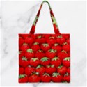 Strawberry Texture, Macro, Ripe Strawberry Zipper Grocery Tote Bag View2