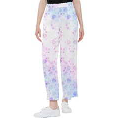 Digital Art Artwork Abstract Pink Purple Women s Pants  by Dutashop