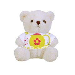 Make Tea Not War  Full Print Cuddly Teddy Bear by ConteMonfrey