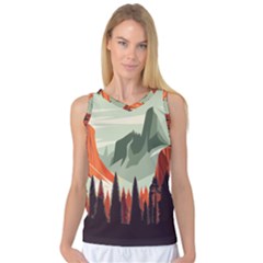 Mountains Women s Basketball Tank Top by Salmanaz77