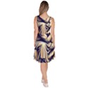 Thinker Sculpture Design Geometric Knee Length Skater Dress With Pockets View4