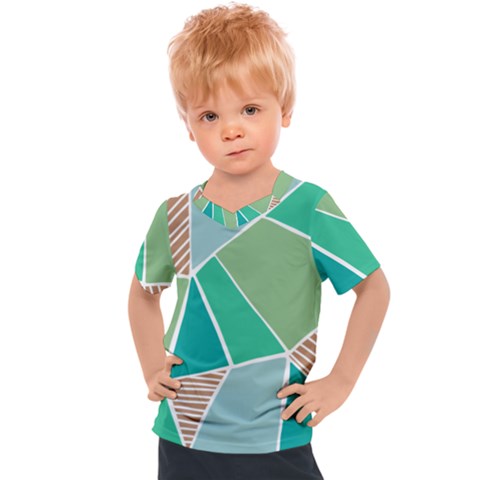 Geometric Colors  Pool Kids  Sports T-shirt by ConteMonfrey