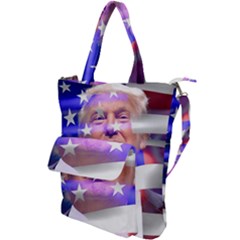 Donald Trump Flag Shoulder Tote Bag by vintagetrump