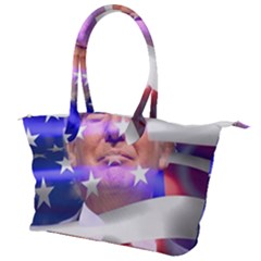 Donald Trump Flag Canvas Shoulder Bag by vintagetrump