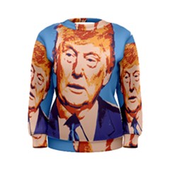 Orange Donald Trump Women s Sweatshirt by vintagetrump