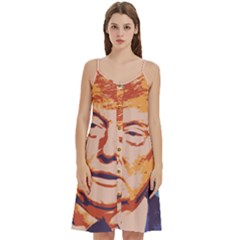 Orange Donald Trump Women s Spaghetti Strap Pullover Cami Dress by vintagetrump