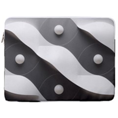 Geometric Design O6 17  Vertical Laptop Sleeve Case With Pocket by myclothy