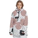 Geometric Design 12 Women s Pullover Zip Ski and Snowboard Waterproof Breathable Jacket View1