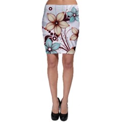 Flowers Flowers Pattern Bodycon Skirt by Posterlux