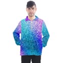 Rainbow Colors Colorful Pattern Men s Half Zip Pullover View1