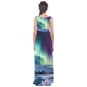 Northern Lights Aurora Night Nature Empire Waist Maxi Dress View2