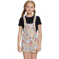 Pet Animal 02 Kids  Short Overalls by myclothy